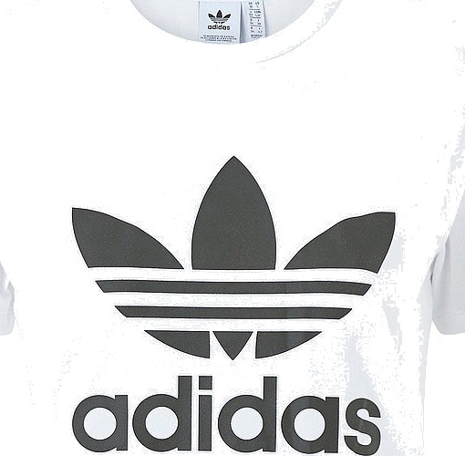 Adidas Originals Topp Trefoil Tee Hvit