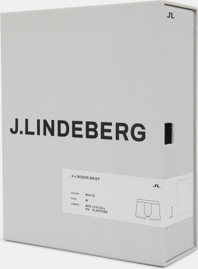 J. Lindeberg Bridge Lyocell Boxer - White - M