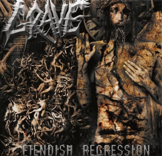 Grave Fiendish Regression Sunburst Yellow Red Vinyl