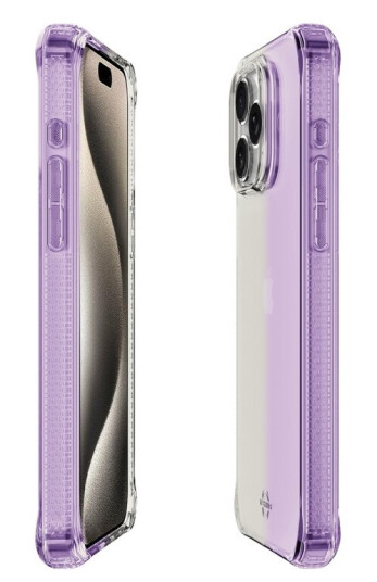 Itskins Spectrum R // Mood, Etui, Apple, Iphone 15 Pro Max, 17 Cm (6.7"), Lilla, Gjennomsiktig