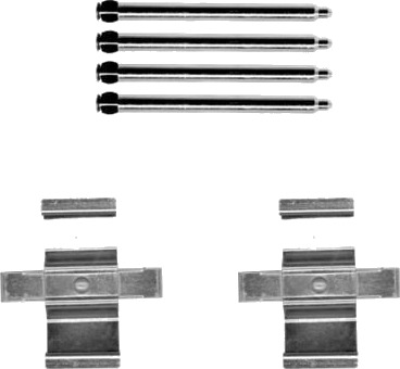 Monteringssett bremseklosser HELLA 8DZ 355 204 211