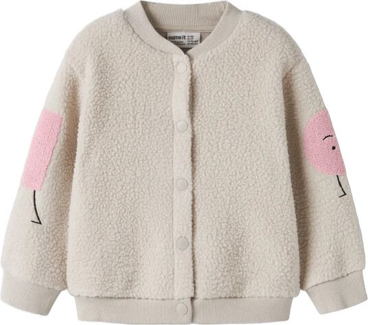 Name It Nmfolana Ls Nreg Teddy Card   Cream   92