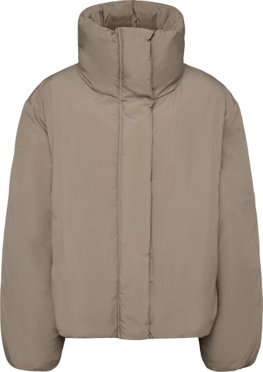 Weekday Clean Puffer Jacket - MOLE - XS