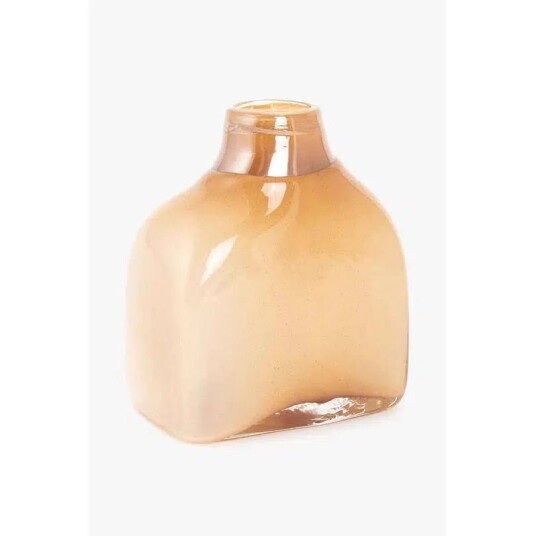 Lama Vase Farget Glass Beige Stor