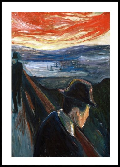 Despair By Edvard Munch Plakat Plakat / 100x150cm