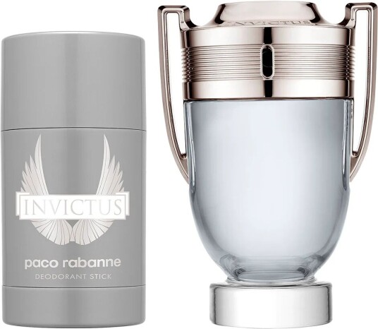 Rabanne Invictus Duo Eau De Toilette 100ml Deostick 75g Rabanne Invictus Duo Eau De Toilette 100ml Deostick 75g