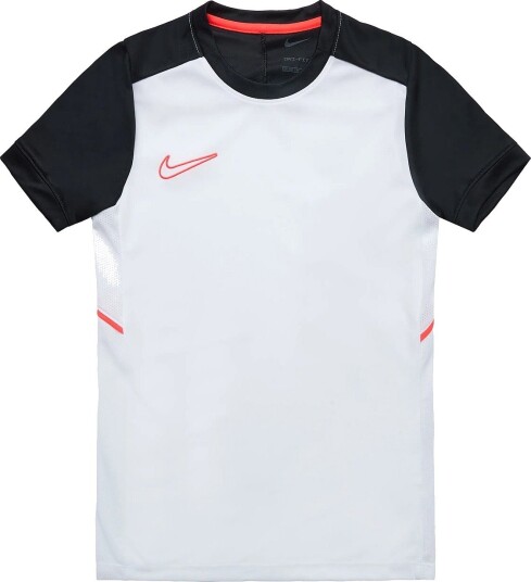 Nike K Nk Df Acd25 Top Ss -Pd WHITE/BLACK/BRIGHT CRIMSON 147-158