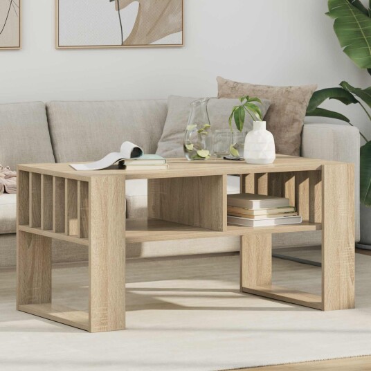 Kaffebord Sonoma eik 92 x 49,5 x 45 cm Konstruert tre