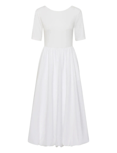 Kaffe Kakirsten 1/2 Sl Dress White M Kaffe Kakirsten 1/2 Sl Dress White M