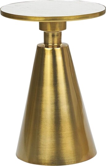 Birch Sidebord 35 cm - Gull/Hvit