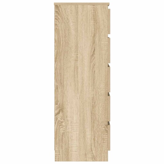 Kommode sonoma eik 60x36x103 cm konstruert tre 8720845679262 Kommode sonoma eik 60x36x103 cm konstruert tre 8720845679262