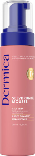 Dermica selvbruningsmousse 200 ml