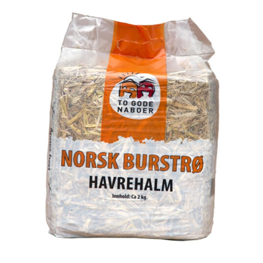 To Gode Naboer Havre Halm 1.5kg 2