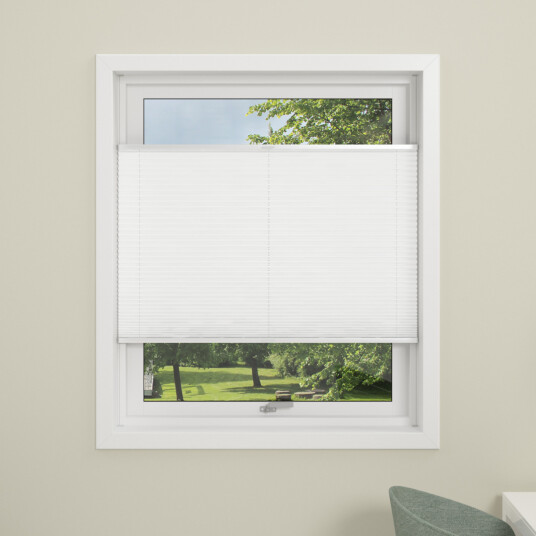 DEBEL PLISSÉGARDIN FLEX LYSDEMPENDE HVIT 80X130 DEBEL PLISSÉGARDIN FLEX LYSDEMPENDE HVIT 80X130
