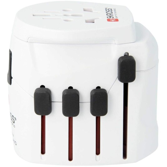 Skross Pro World Reiseadapter for Internasjonal Bruk - Hvit Skross Pro World Reiseadapter for Internasjonal Bruk - Hvit