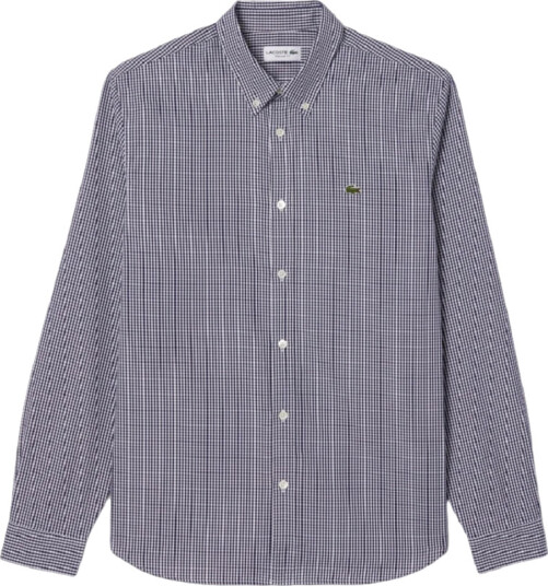 Lacoste Herre Skjorter Blå L,