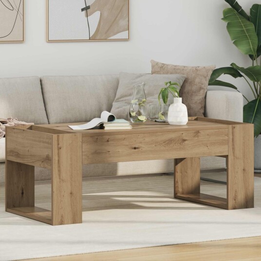 Kaffebord Artisan Eik 110 x 50 x 41 cm Konstruert tre