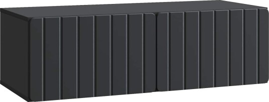 Vegghengt TV skap Svart 98 x 41 x 30 cm Konstruert tre Vegghengt TV skap Svart 98 x 41 x 30 cm Konstruert tre