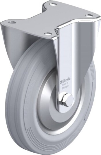 Blickle 637918 B-Ve 200R-Sg-Fa Faste Hjul 200 Mm, Bæreevne Maks. 205 Kg (1 Stk)