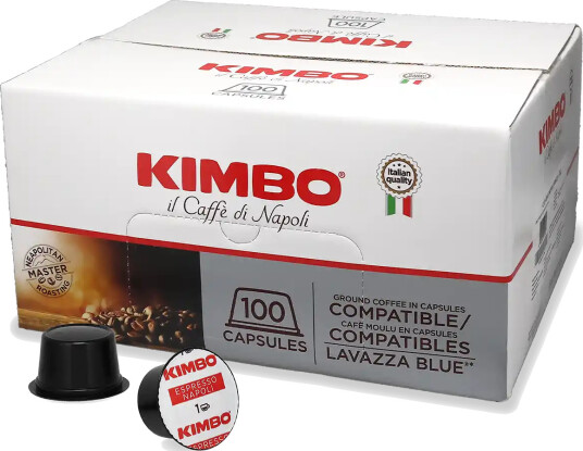 Kimbo | Espresso Napoli 100 kapsler til Lavazza Blue