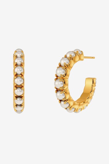 Edblad Øreringer Lilo Hoops L Gold Gull