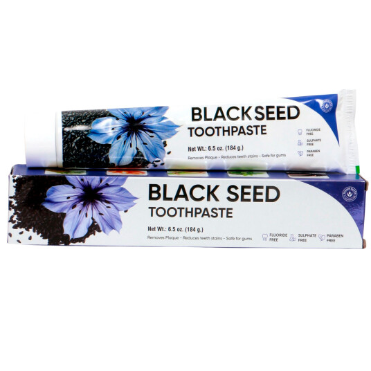Xylitol Tandpasta YUNANI Black Seed & Coconut Oil Fluorfri 184g Xylitol Tandpasta YUNANI Black Seed & Coconut Oil Fluorfri 184g