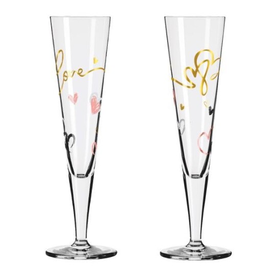 Ritzenhoff - Goldnacht champagneglass 2 stk Herats 1854170-02-0