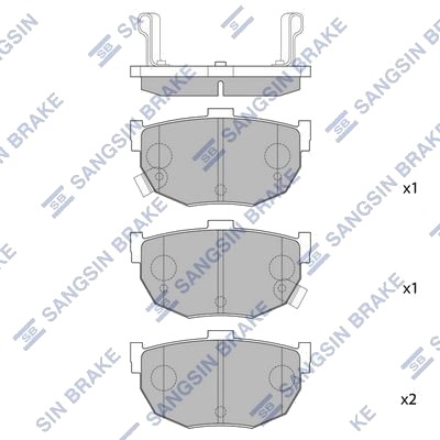 Hi Q SP1062 Bremseklosser