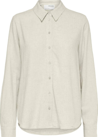 SELECTED FEMME Viva LS Shirt Sandshell 36