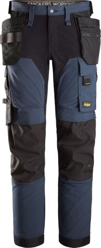 Snickers Workwear 6275-9504 AllroundWork Arbeidsbukse stretch, marineblå/svart Marineblå/Svart, Klær