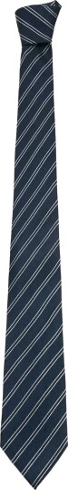 Mango Striped Tie With Combined Patterns Navy ONE SIZE