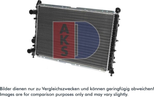 AKS DASIS 010310N Radiator, motorkjøling
