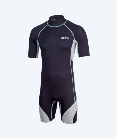 Beco neopren våddragt til mænd - Neoprene Shorty - Svart/grå