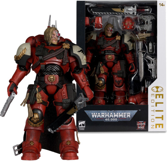 McFarlane  Warhammer 40K: Dawn of War 4  Elite Edition  7" Captain Cyrus in Phobos Armor Action Figure