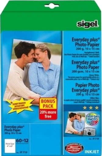 Sigel IP719 Fotopapir 200 g 72 ark