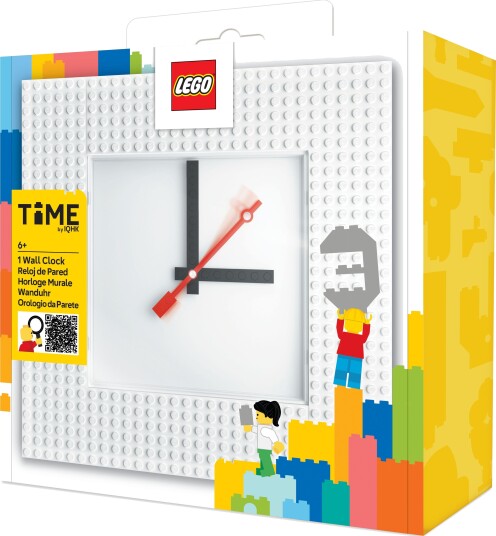 Lego Veggklokke MOC My Own Creation Hvit