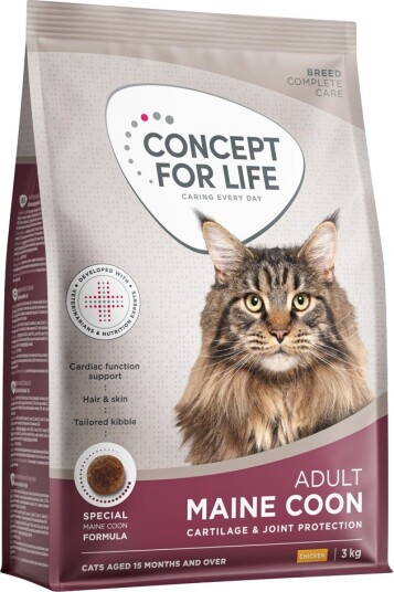 Concept For Life Tørrfôr Adult Maine Coon Ny 3 kg
