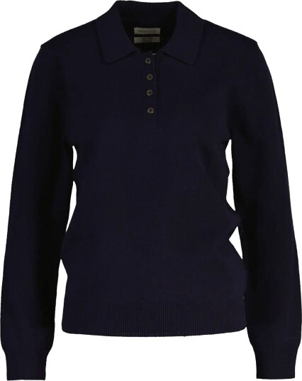 Gant Superfine Lambswool Rugger   Navy   S