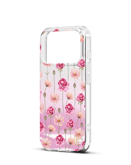 Ideal Of Sweden Mirror Case iPhone 17 Pro Rose Blush Floral