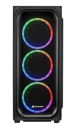 Sharkoon TK5M RGB Midi Tower Kabinett ATX Svart