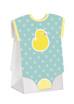 Søte Gaveesker Til Babyshower "Skjorte" 8 Stk