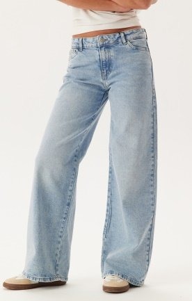 Pieces Pcselma Lw Wide Jeans Lb Light Blue Denim 25/30 Pieces Pcselma Lw Wide Jeans Lb Light Blue Denim 25/30