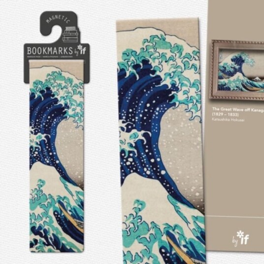 Classics Magnetic Bookmarks The Great Wave