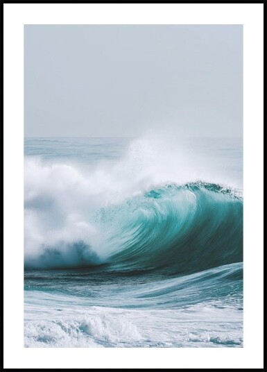 Ocean Wave in Motion Plakat Plakat / 40x50cm