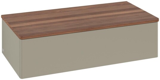Villeroy & Boch Villeroy & Boch Antao Sideskap 100x50x26,8 cm m/lys Steingrå/Valnøtt
