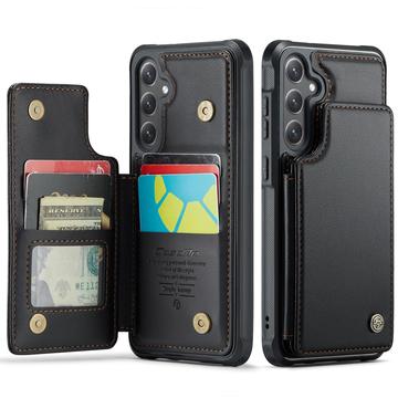 Caseme Samsung Galaxy S25 FE  C22 etui RFID kortlommebok   Svart