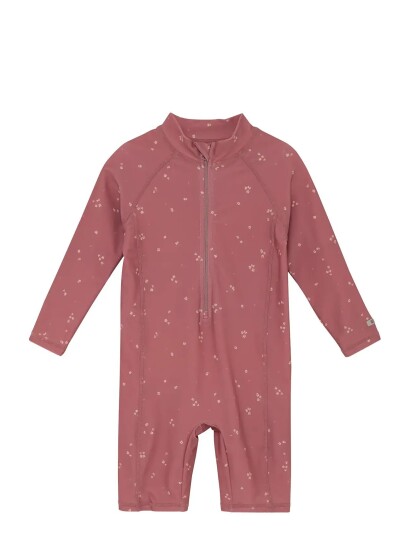 Huttelihut Swim Suit Ls Upf 60+ Pink 86