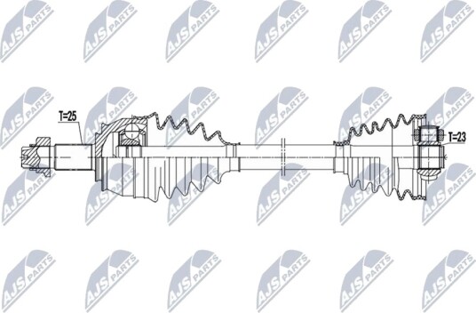 NTY NPW-FT-090 Drivaksel