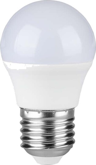 V Tac 4,5W Plastpære E27 G45 3000K Kulør : Varm