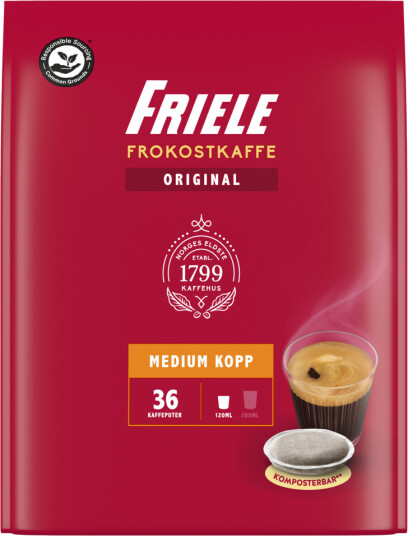 Senseo Friele (medium kopp) til Senseo. 36 puter Senseo Friele (medium kopp) til Senseo. 36 puter